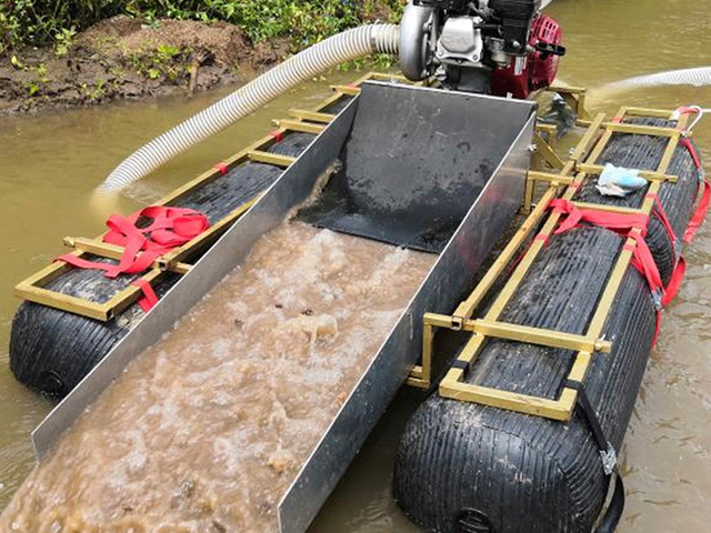 Gold Dredging Machine Mini Portable Gold And Diamond Mining Dredge