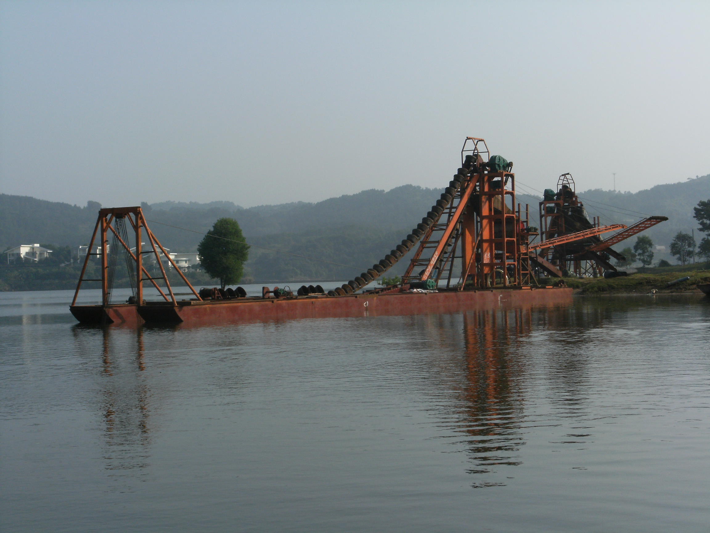 Gold Panning China Bucket Chain Dredger Gold Mining Ship Diamond Ship Dredger Bucket