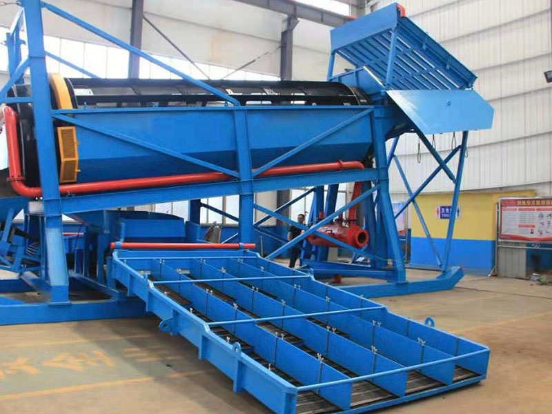 Small Mobile Trommel Screen Trommel Sieve Drum Screen Machine