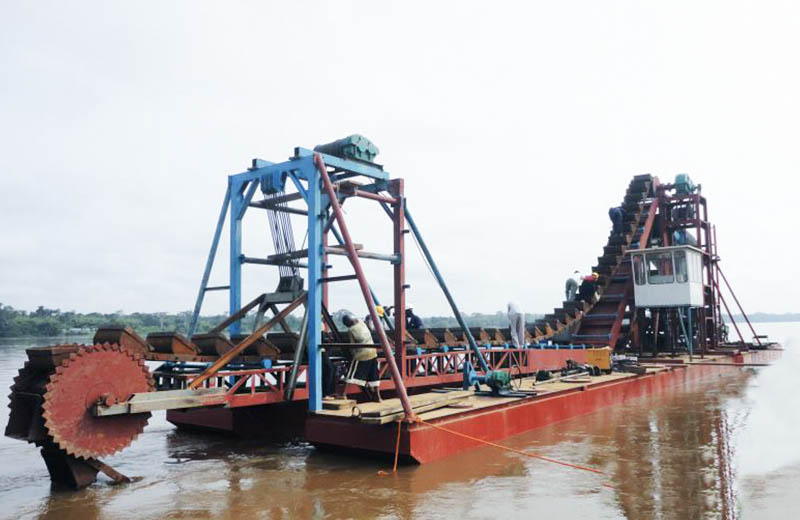 gold recovery dredge factory price
