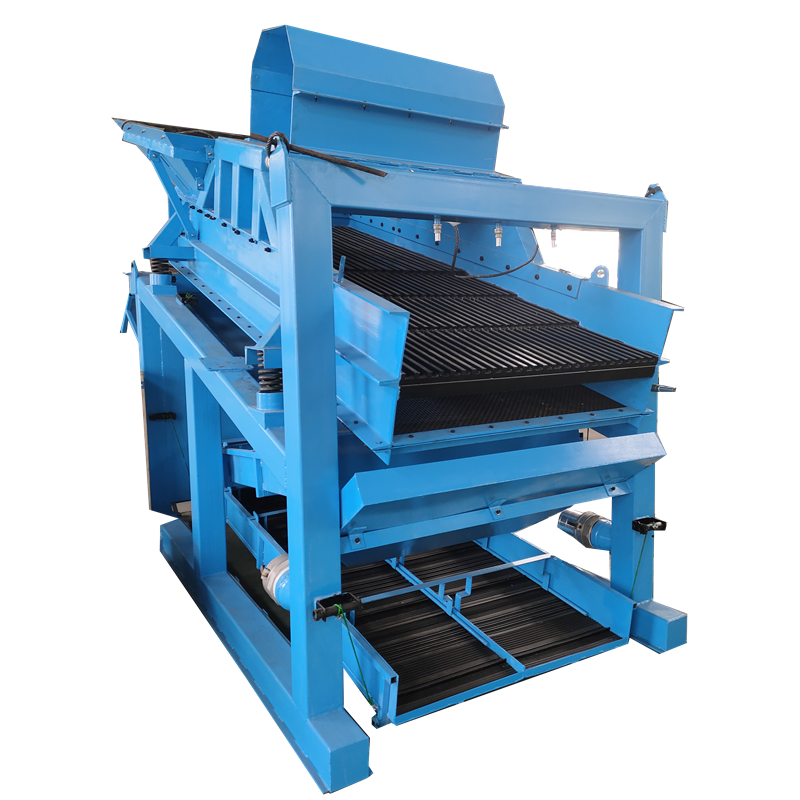 Vibrating Double Deck Vibrating Screen for Sand Alluvial River Gold Mining