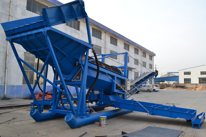 Large Capacity TGM Series Mining Alluvial Gold Trommel Screen